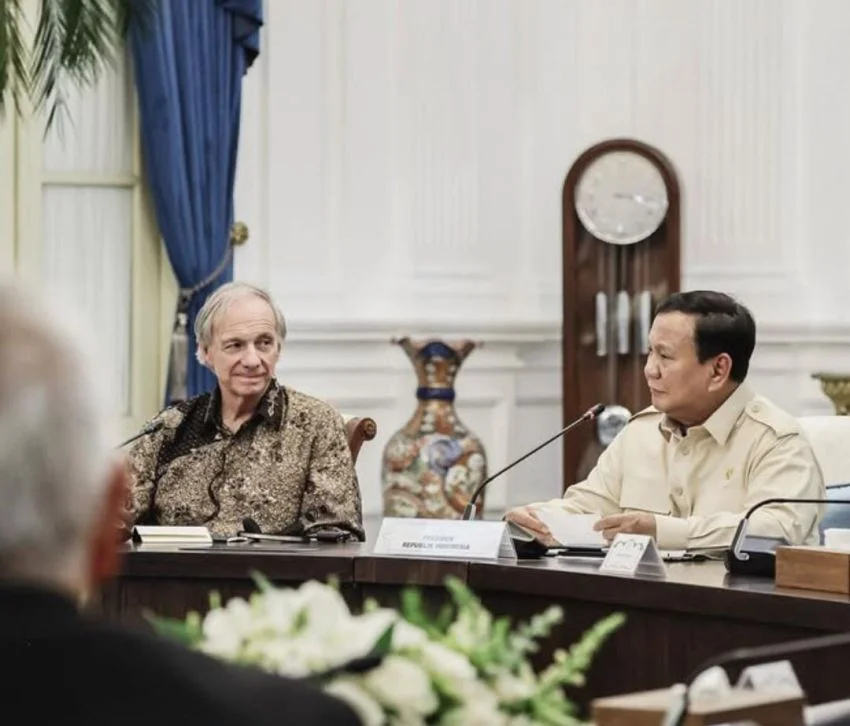 Prabowo Diskusi Prospek Ekonomi dan Proyek Danantara dengan Ray Dalio