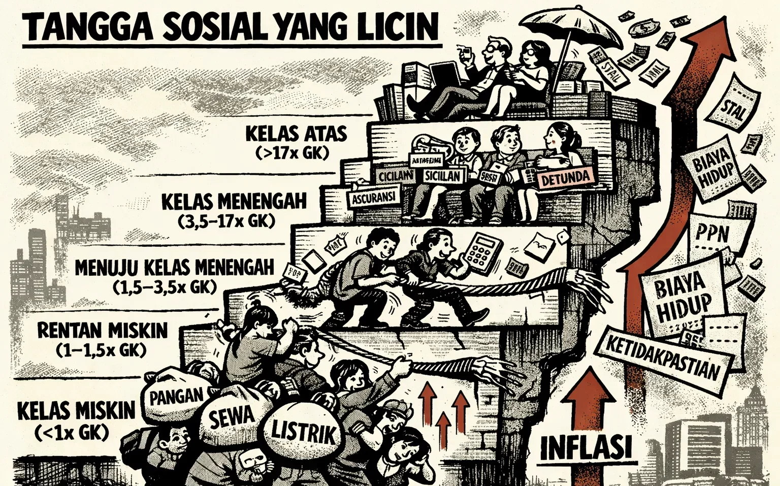 Reorientasi Kebijakan Ekonomi untuk Kelas Menengah dan Miskin